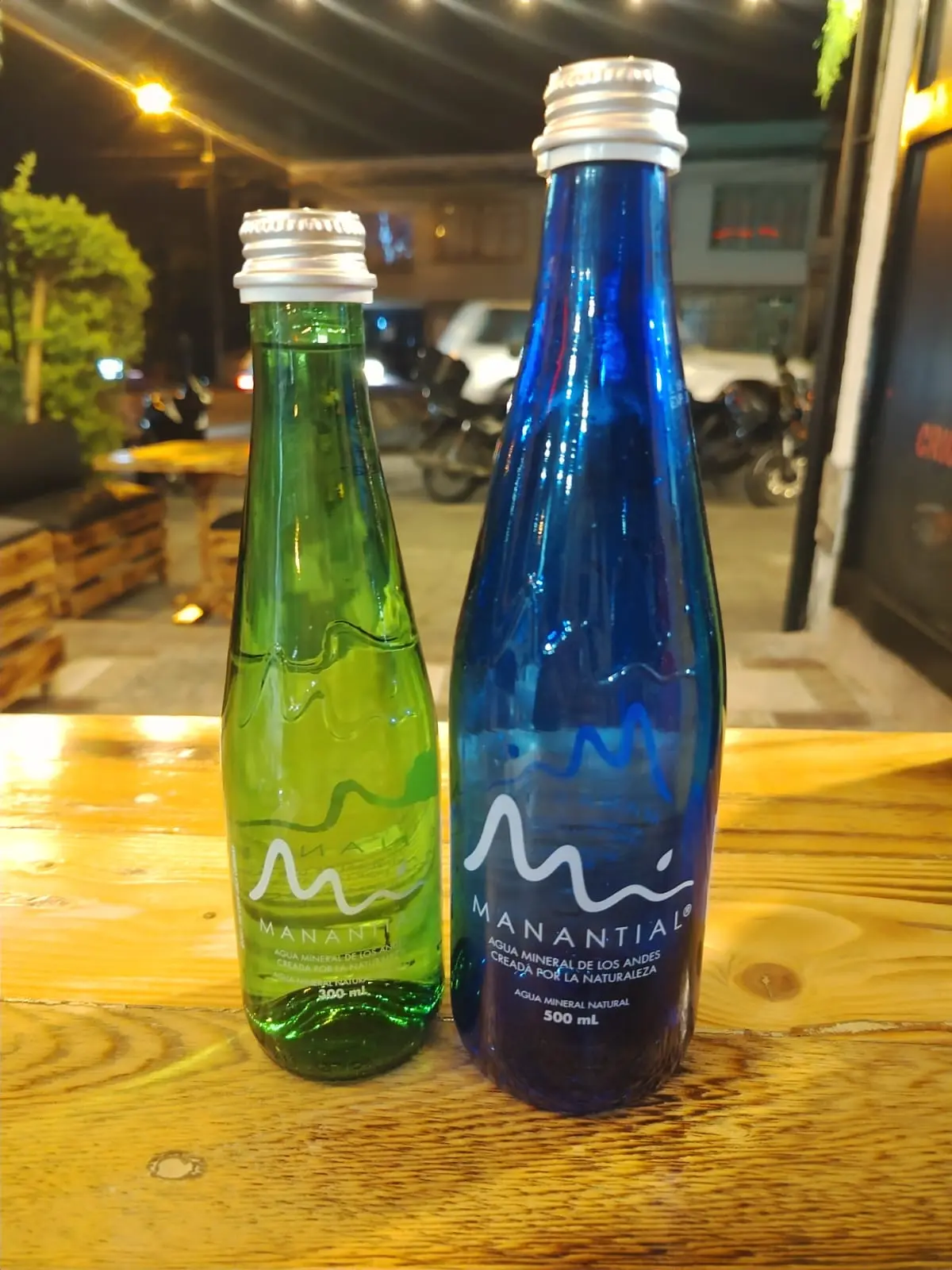 Agua 500ml vidrio manantial